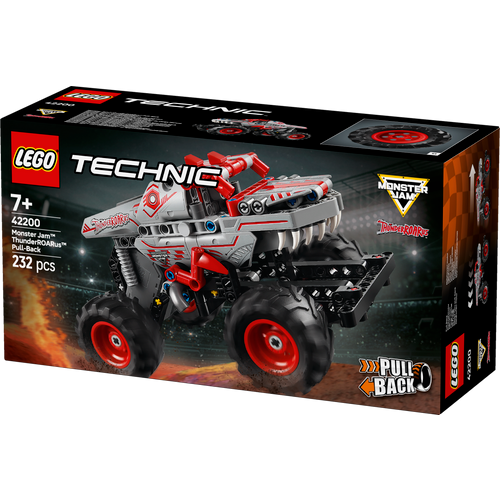 LEGO® TECHNIC™ 42200 Monster Jam™ ThunderROARus™ na povlačenje slika 3