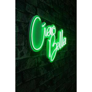 Wallity Ukrasna plastična LED rasvjeta, Ciao Bella - Green