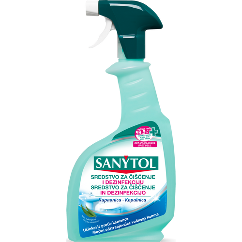 Sanytol sredstvo za čišćenje i dezinfekciju kupaonice 500 ml slika 1