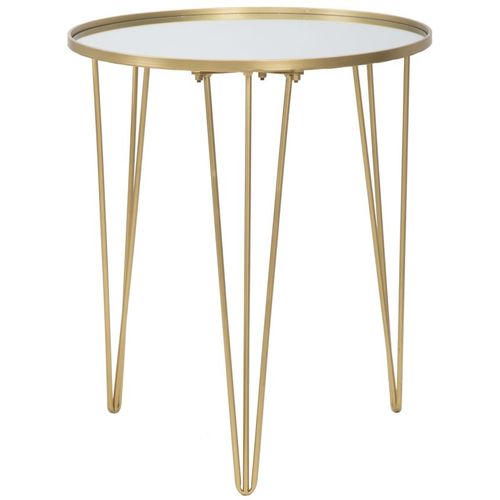 Mauro Ferretti Coffee table glam gold-ogledalo cm ø 50x58,5 slika 3