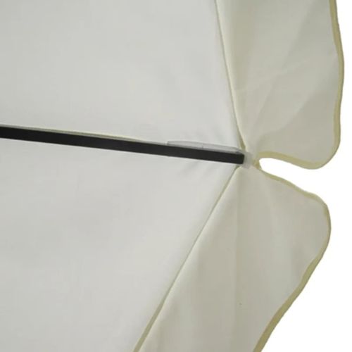 Aluminijski kišobran s prijenosnim temeljem bijeli slika 12