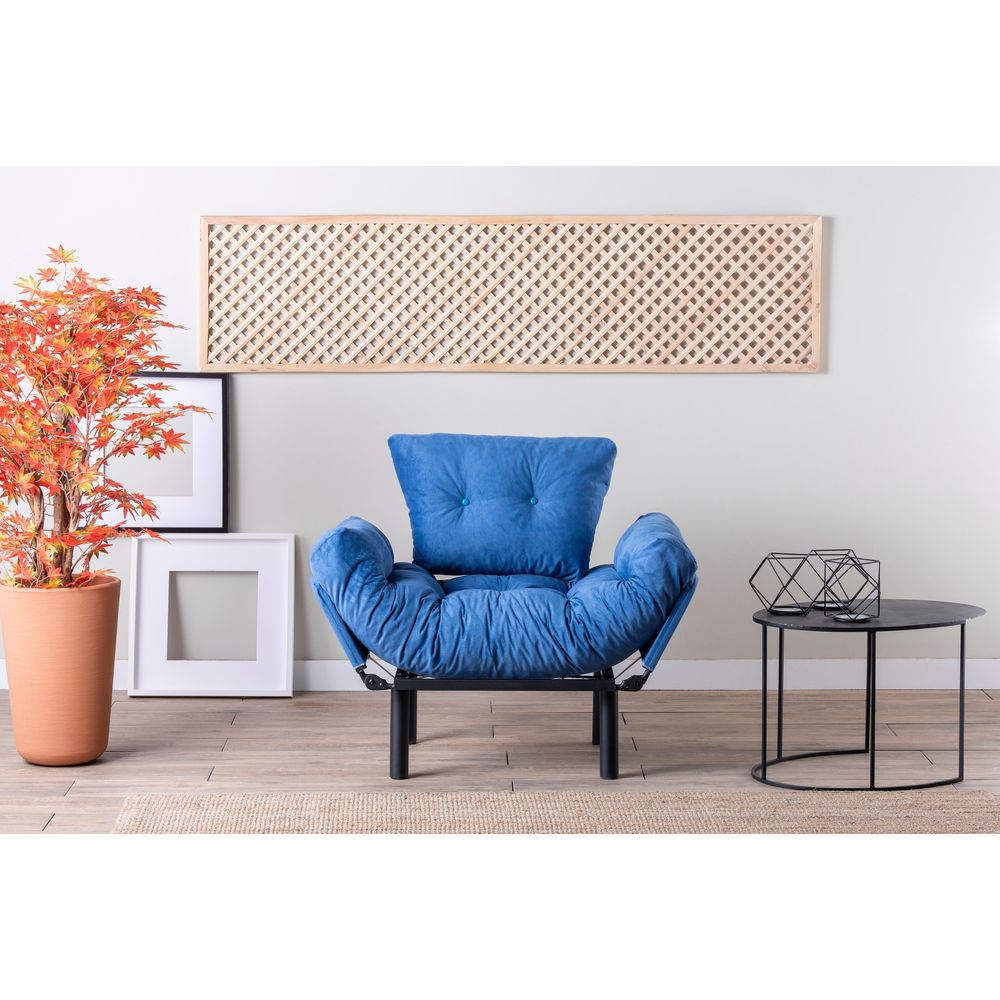 Nitta Single - Plava Fotelja Blue Wing slika 2