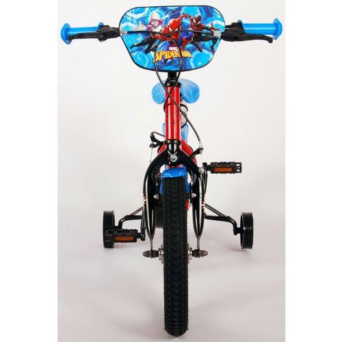 Dječji bicikl Spider-man 14" s dvije ručne kočnice crveno/plavi slika 11