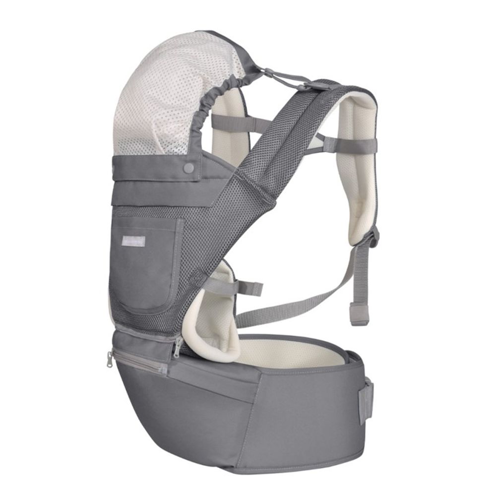 Kikka Boo Kengur nosiljka 3U1 Chloe, Mesh Grey slika 1
