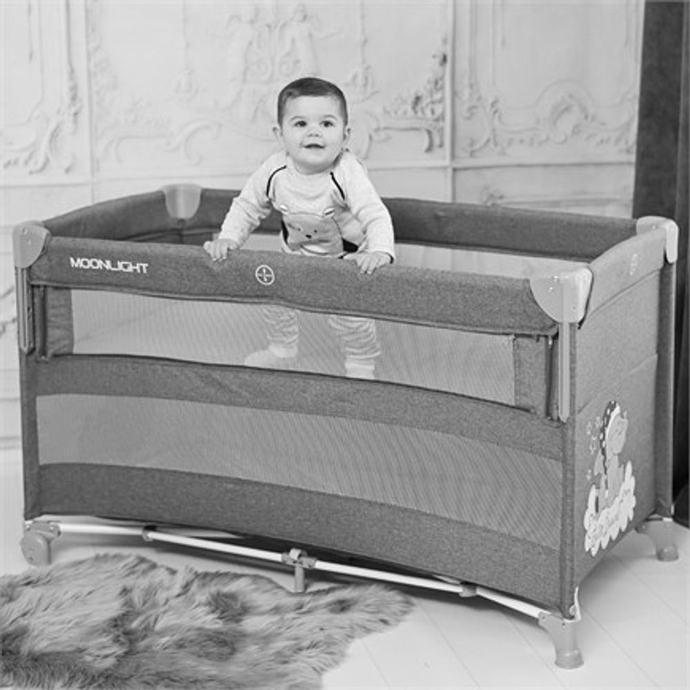 Lorelli Vikend krevetac Up And Down, Cool Grey Bear slika 6