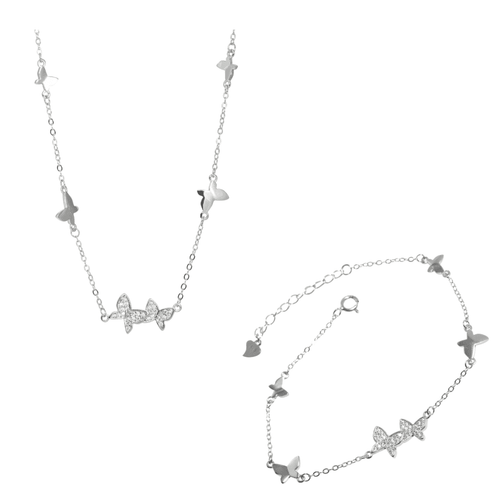 J&B Jewellery 945 Srebrni set slika 1