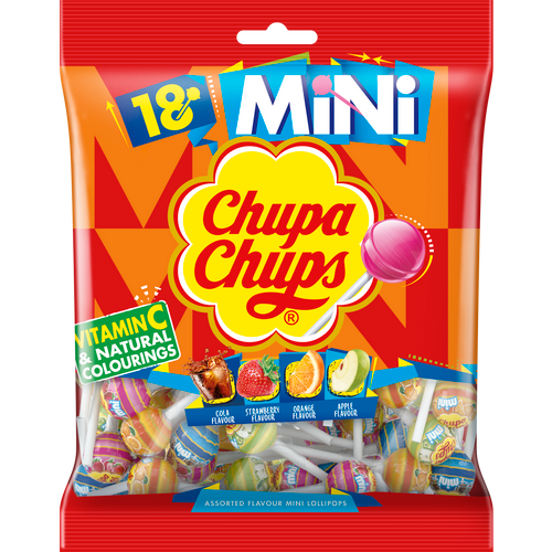 Chupa Chups lizalice MINI best of bag vitamin C 108g 18 komada / XXL pakiranje slika 1