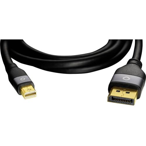 Mini-DisplayPort / DisplayPort adapterski kabel  1.00 m crna Oehlbach Impact Plus M1 slika 2