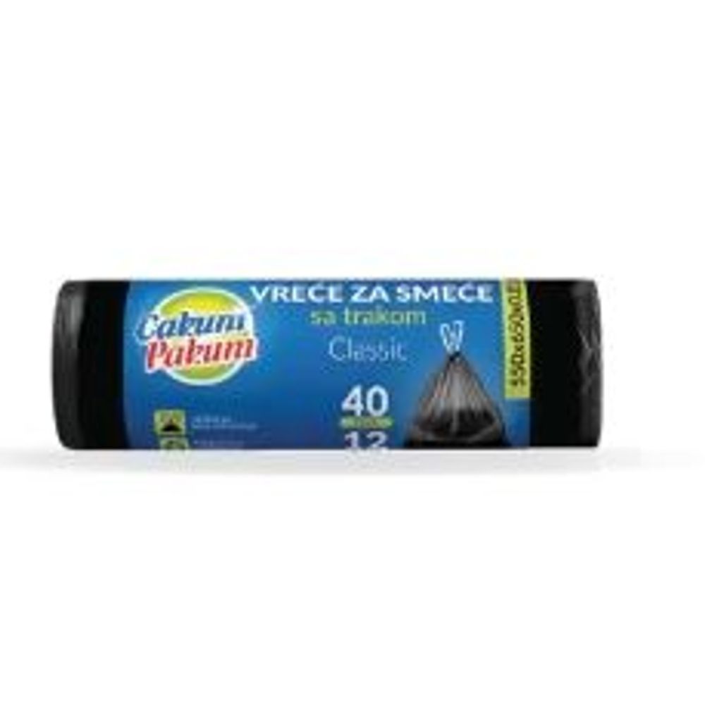Cakum Pakum Vreće za smeće PEHD 40L Classic 12/1 slika 1