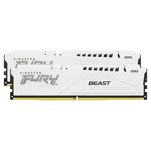 KINGSTON DIMM DDR5 64GB (2x32GB kit) 5600MT/s KF556C36BWEK2-64 Fury Beast White Expo