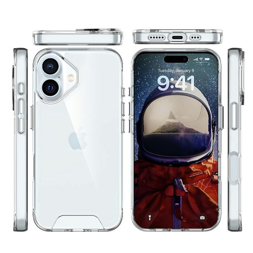 MM TPU IPHONE 16 - DROP-PROOF LIGHT clear slika 3