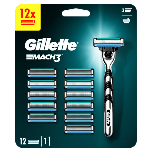 Gillette Mach3  muški brijač + 12 dopuna slika 1