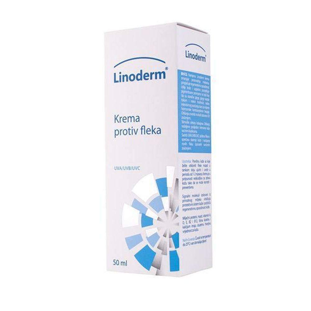 LINODERM KREMA ZA BIJELJENJE PJEGA 50ML slika 1