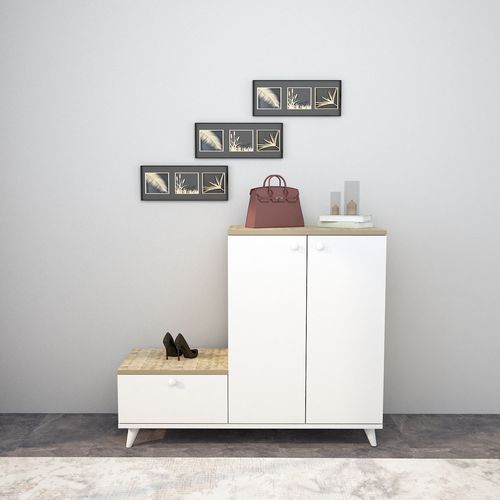 Tasarım - L1312 Oak
White Hall Stand slika 1