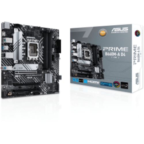 ASUS MB PRIME B660M-A D4-CSMIntel B660;LGA 1700;4xDDR42xHDMI,DP;RAID;micro ATX slika 1