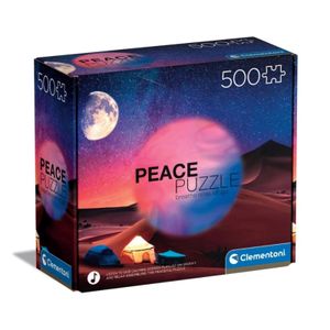 Clementoni CL35527 Puzzle 500 PEACE PUZZLE ZVJEZDANA NOĆ, 500kom