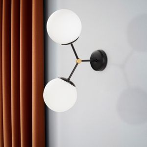 Opviq Damar - 6342 Crno-Bela Zidna Lampa