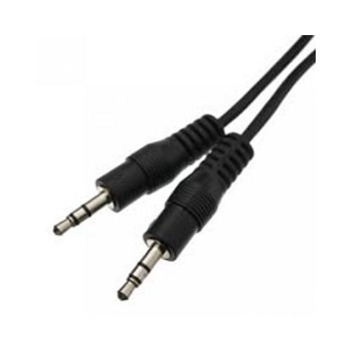 E-GREEN Kabl audio 3.5mm - 3.5mm M/M 1.2m crni slika 1