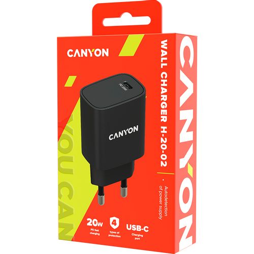 CANYON H-20 punjač, PD 20W, 100V-240V slika 3