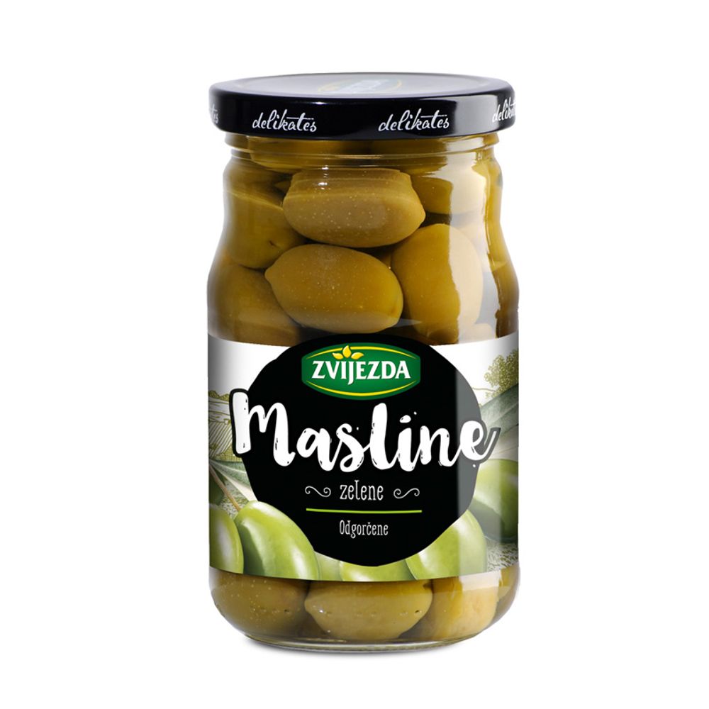 Zvijezda zelene masline 700g , ocijeđena masa 400g slika 1