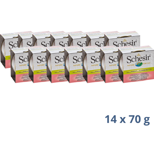 Schesir Cat - Brodet Piletina i Gambori 980 g slika 1