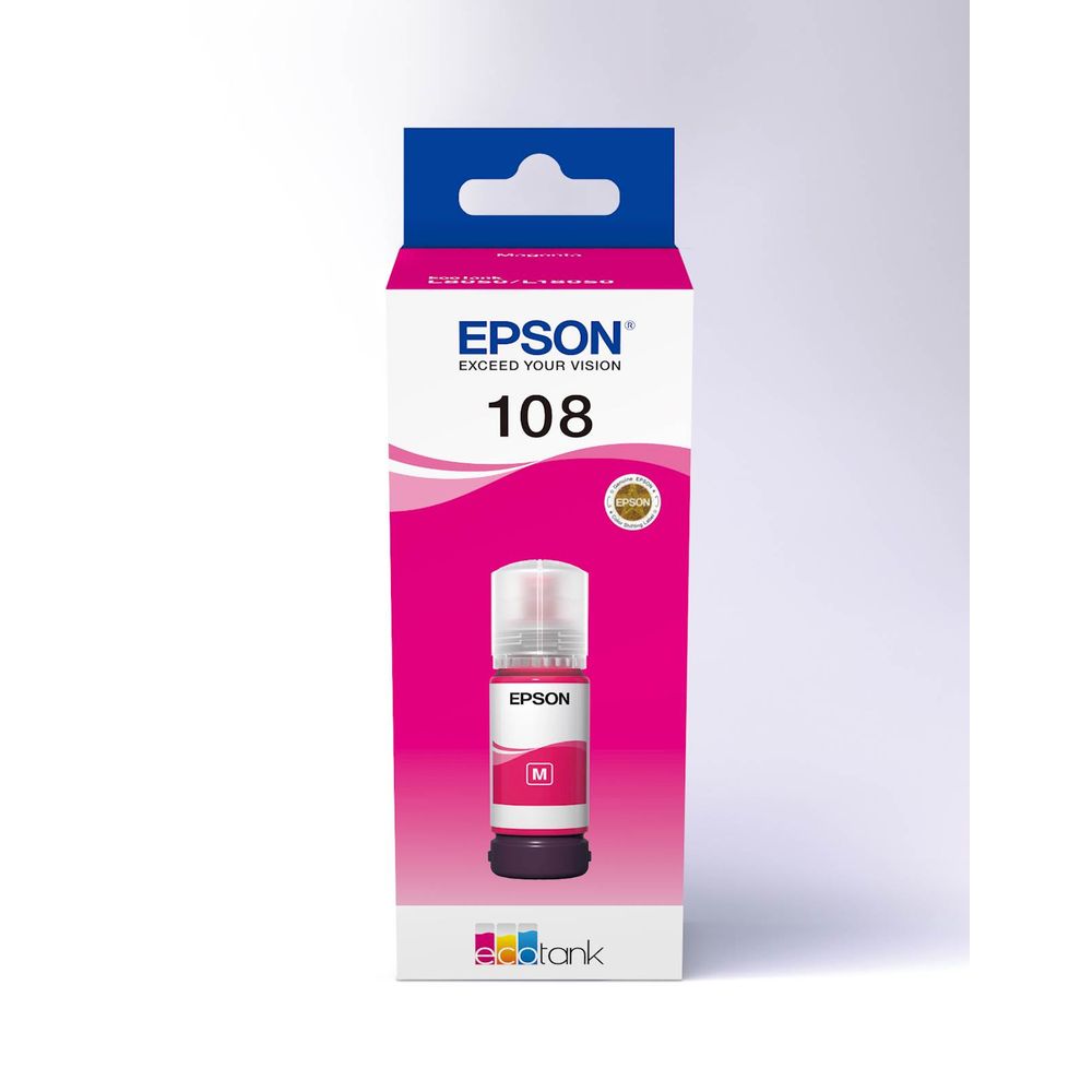 Tinta Epson 108 EcoTank Magenta slika 1