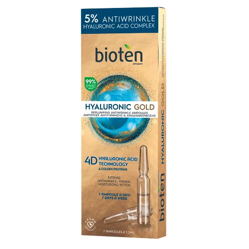 Bioten Hyaluronic Gold Ampule 7X3,1 ml slika 1