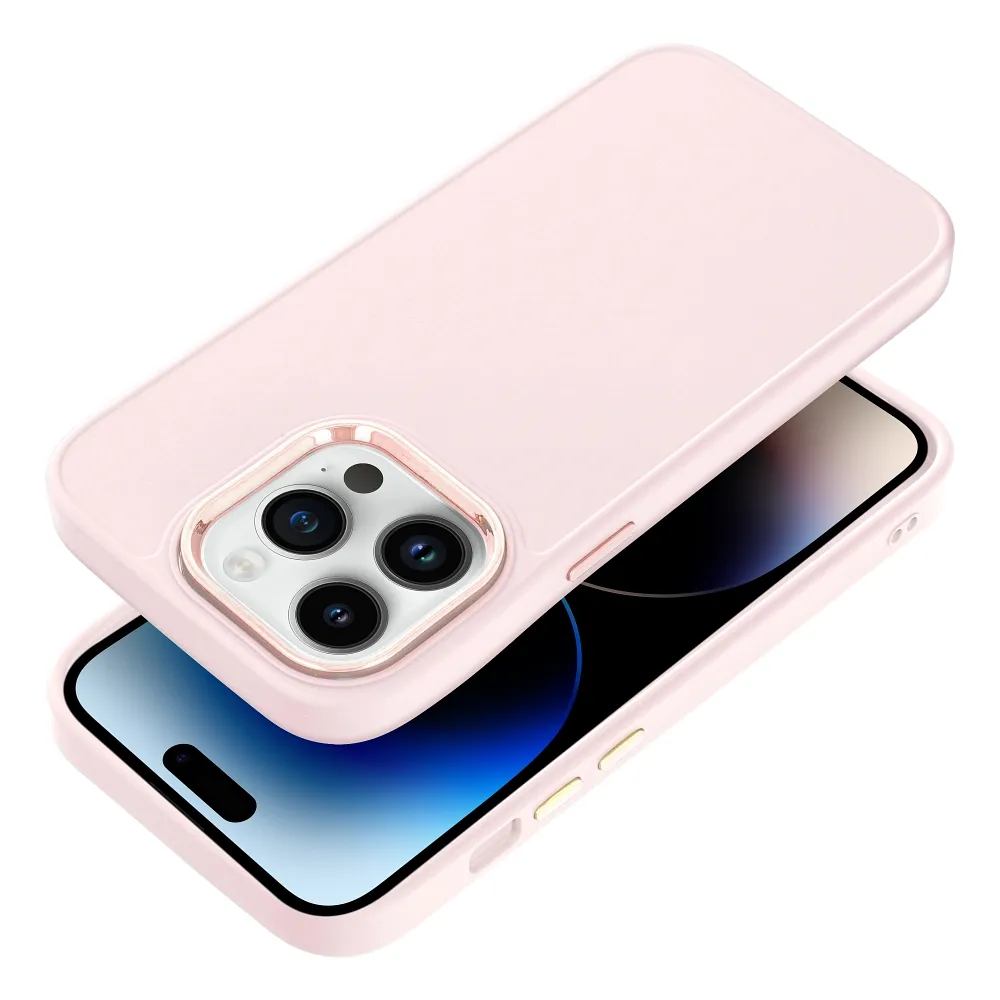 FRAME maska za iPhone 14 Pro puder pink slika 4