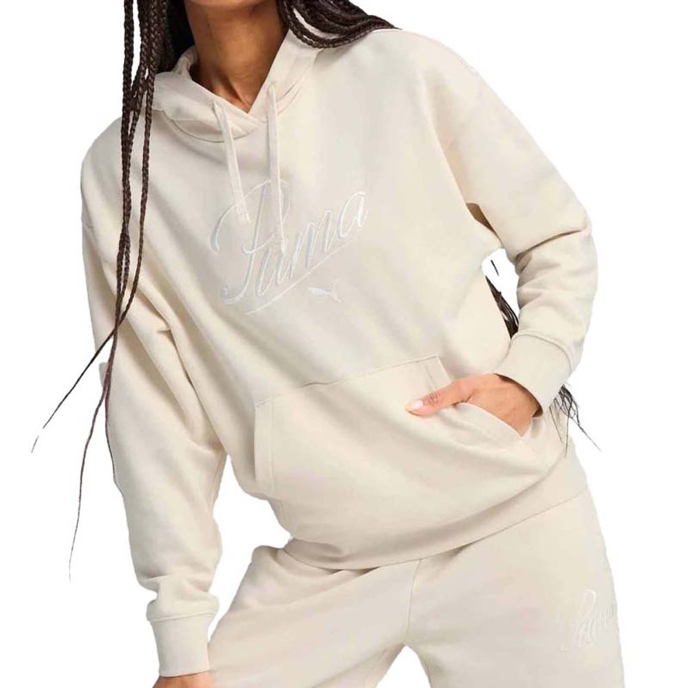 Puma Ženski duks sa kapuljačom Ess Script Comfort Hoodie Tr slika 1