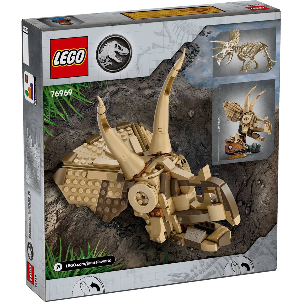 LEGO 76969 Fosili dinosaura - Lobanja Triceratopsa slika 11