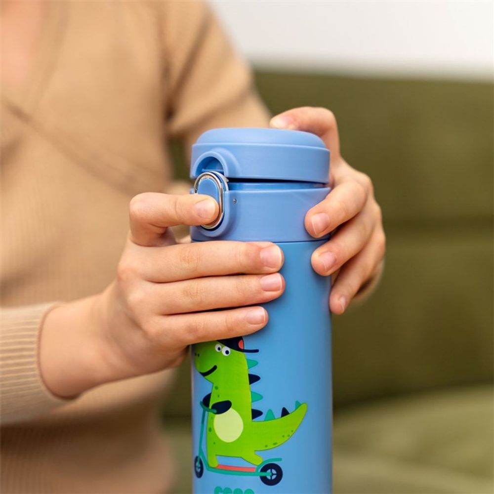 Reer Flašica za piće sa slamkom 350ml, Blue slika 3