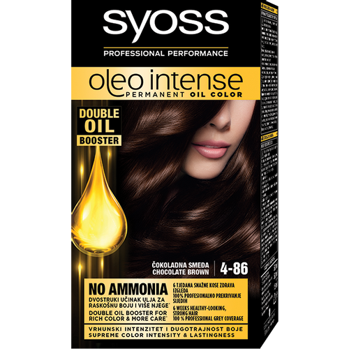 SYOSS OLEO INTENSE boja za kosu 4-86 Chocolate Brown slika 1