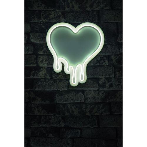 Wallity Ukrasna plastična LED rasvjeta, Melting Heart - White slika 10