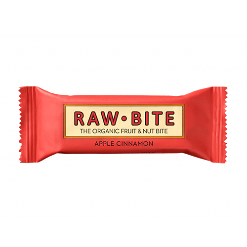 Raw Bite Voćni Energetski Bar  Organski - Jabuka Cimet 50g slika 1