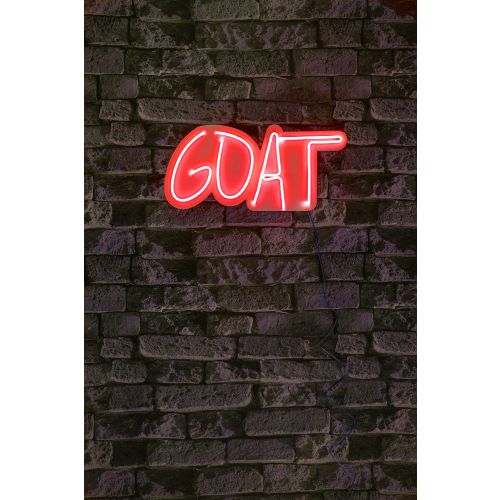 Wallity Ukrasna plastična LED rasvjeta, GOAT - Red slika 2