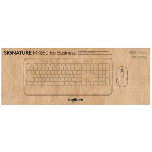 Logitech MK650 Signature (920-011004) bežični komplet tastatura i miš crni US slika 5