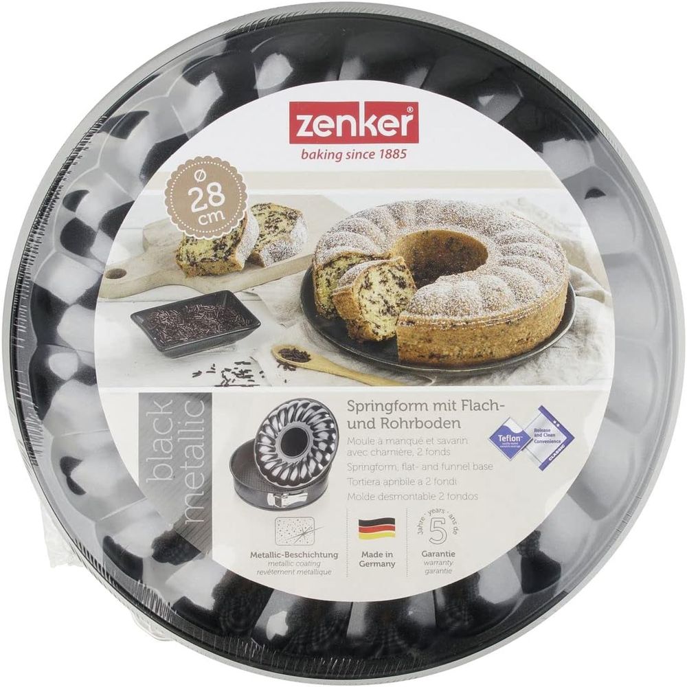 Zenker kalup za tortu kuglof 28 x 6.5 cm BLACK slika 5
