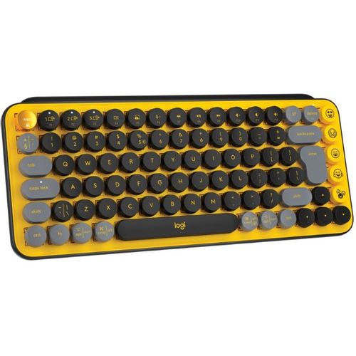 Logitech Pop Keyboard with Emoji, Blast Yellow slika 1