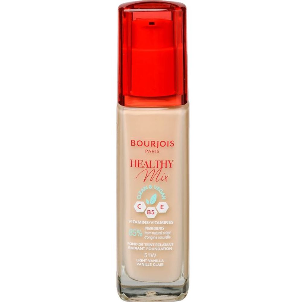 Bourjois Healthy Tečni puder Mix Clean 51W Light Vanilla 30ml  slika 1