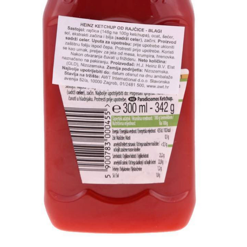 Heinz blagi ketchup 342g slika 2