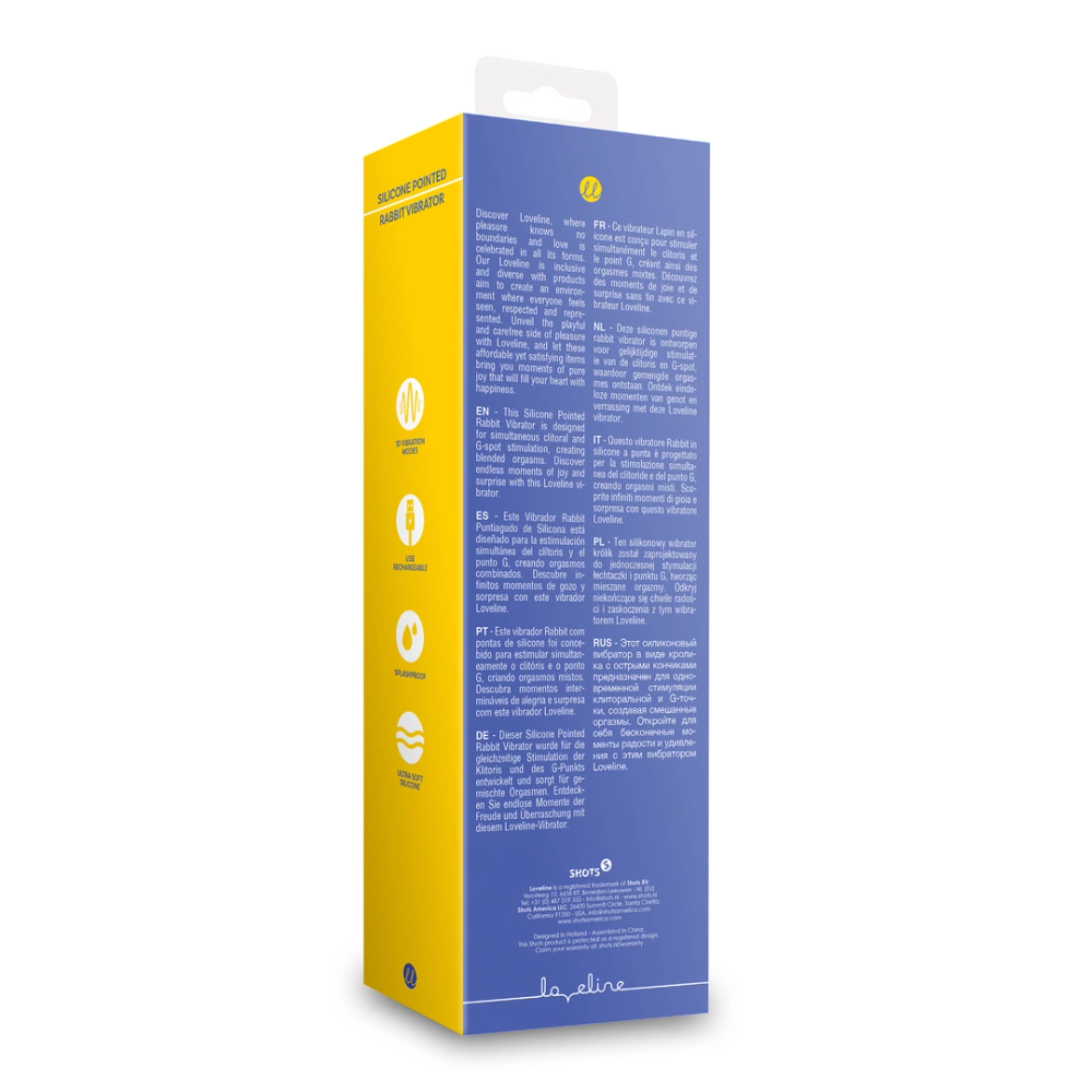 Loveline by Shots Silikonski šiljati vibrator - Protanopia slika 3