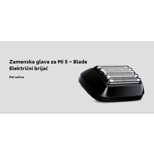 Xiaomi Mi 5-Blade Electric Shaver zamenska glava slika 4