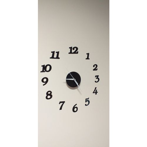 Veliki zidni sat minimalistički 70 - 130cm crni slika 4