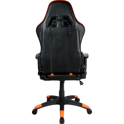 CANYON Fobos GС-3 Gaming chair, PU leather, Cold molded foam, Metal Frame, Top gun mechanism, 90-165 dgree, 2D armrest, Class 4 gas lift, Nylon 5 Stars Base, 60mm PU caster, black+Orange. slika 6