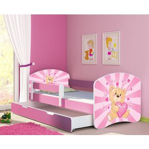ACMA Dječiji krevet Acma II sa ladicom Pink - 180x80cm - Dezen 10