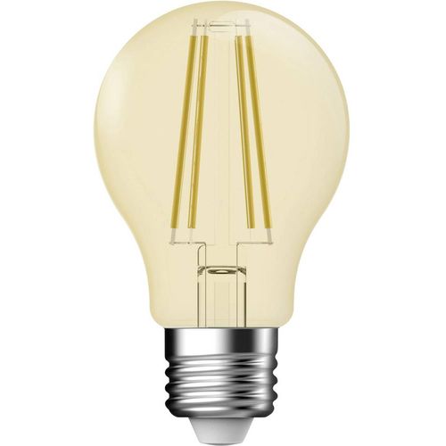   Nordlux  2080012758  LED  Energetska učinkovitost 2021 A+ (A++ - E)  E27  klasičan oblik  5.4 W = 34 W  zlatna  (Ø x D) 60 mm x 104 mm  prigušivanje osvjetljenja  1 St. slika 1