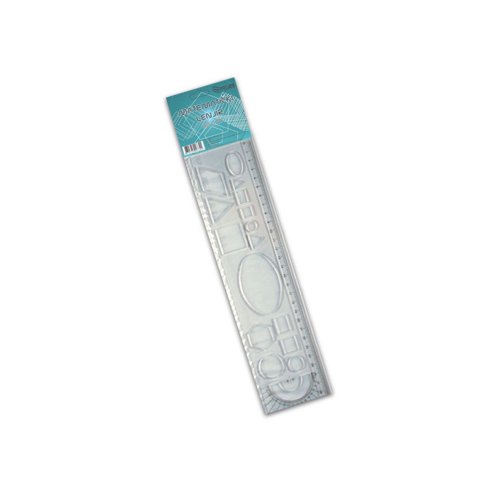 LENJIR MATEMAT PULSE 30CM slika 1