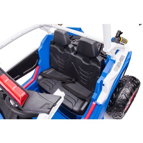 Buggy na akumulator XB-2118 Police 4×4 – dvosjed – plavi slika 10