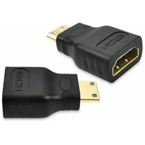 Adapter Mini HDMI-HDMI M/F E-Green crni slika 1
