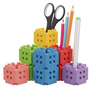 Marioinex set mini Waffle kockica - stalak za olovke (70 komada)